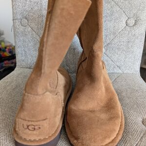 UGG Tan Suede Ankle Boots